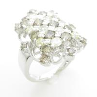 K18WG ダイヤモンドリング