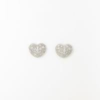 【リメイク】K18WG ハート ダイヤモンドピアス