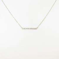 【リメイク】K18WG ダイヤモンドネックレス5％引き