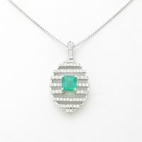 K18WG エメラルドネックレス10％引き
