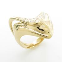 K18YG ダイヤモンドリング