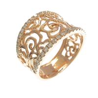 K18PG ダイヤモンドリング