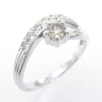 K18WG ダイヤモンドリング