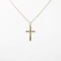 K18YG クロス ネックレス