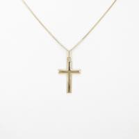 K18YG クロス ネックレス