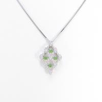 PT グリーンガーネットネックレス