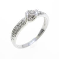 K18WG ダイヤモンドリング