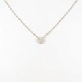 ティファニー ダイヤモンドネックレス 0．18ct・J・VVS2・3EXT