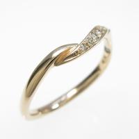 K18PG ダイヤモンドリング