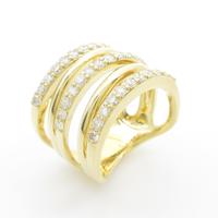 K18YG ダイヤモンドリング