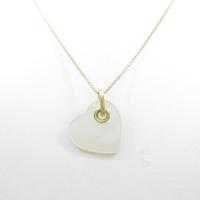 ティファニー ハート マザーオブパールネックレス