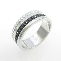 ブシュロン キャトル ブラック スモール リング