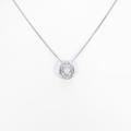【新品】プラチナダイヤモンドネックレス 0．210ct・E・SI2・VG5％引き