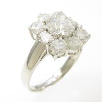 プラチナダイヤモンドリング 1．078ct・D・SI1・EXT