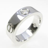 カルティエ ラブリング ハーフダイヤ