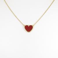 ヴァンクリーフ＆アーペル ラッキーアルハンブラ ハート ネックレス