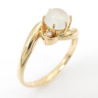 K18YG ムーンストーンリング