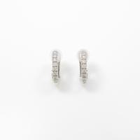 750WG ダイヤモンドイヤリング