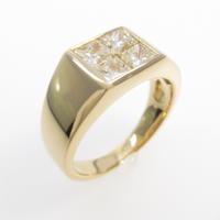 K18YG ダイヤモンドリング