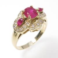 K18YG ルビーリング