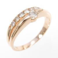 18KPG ダイヤモンドリング