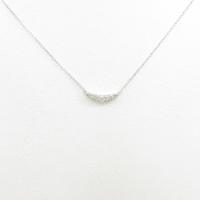 K18WG ダイヤモンドネックレス