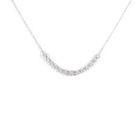 K18WG ダイヤモンドネックレス