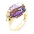 K18YG アメジストリング