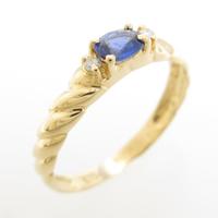 K18YG サファイヤリング