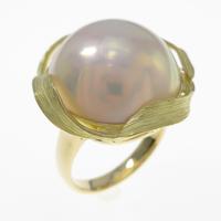 K18YG マベパールリング