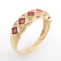 K18YG ルビーリング