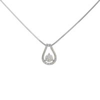 【新品】プラチナダイヤモンドネックレス 0．203ct・E・SI2・GOOD5％引き