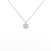 【新品】プラチナダイヤモンドネックレス 0．218ct・F・SI2・VG