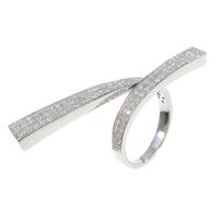 18KWG ダイヤモンドリング