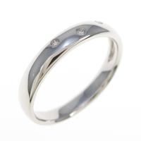 K18WG ダイヤモンドリング