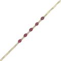 K18YG ルビーブレスレット