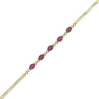 K18YG ルビーブレスレット