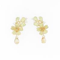 K18YG シトリンピアス