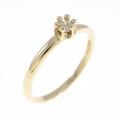 K18YG ソリティア ダイヤモンドリング