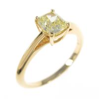 ティファニー ダイヤモンドリング 0．61ct・FIY・IF・クッションカット
