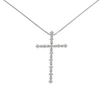 PT クロス ダイヤモンドネックレス