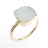 14KYG アクアマリンリング