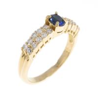 K18YG サファイヤリング