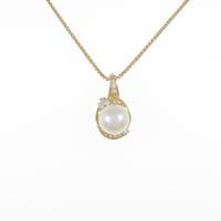 K18YG シロチョウパールネックレス5％引き