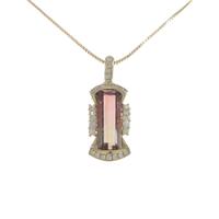 K18YG トルマリンネックレス