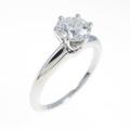 ティファニー クラシック ソリティア リング 0．79ct・H・VS2・EXT