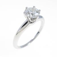 ティファニー クラシック ソリティア リング 0．79ct・H・VS2・EXT