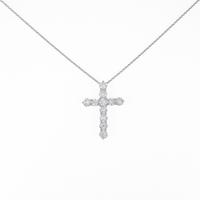 【リメイク】PT クロス ダイヤモンドネックレス