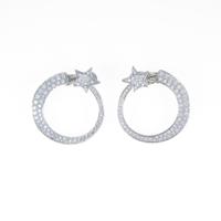 シャネル コメット ピアス 0．31ct・0．31ct・F・VVS1・3EXT10％引き