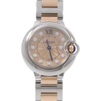 カルティエ WE902052 バロンブルー PGコンビ・11P SSxPG クォーツ